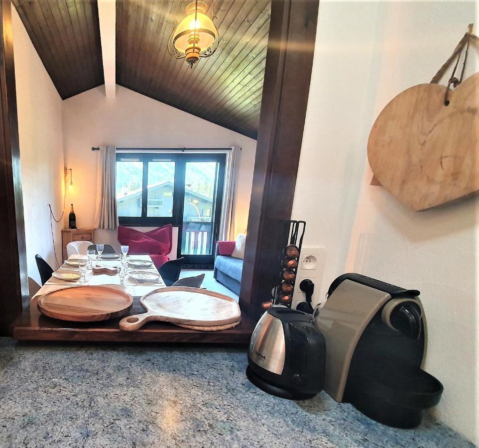 Chamonix Superbe Appartement Vue Mont Blanc ภายนอก รูปภาพ