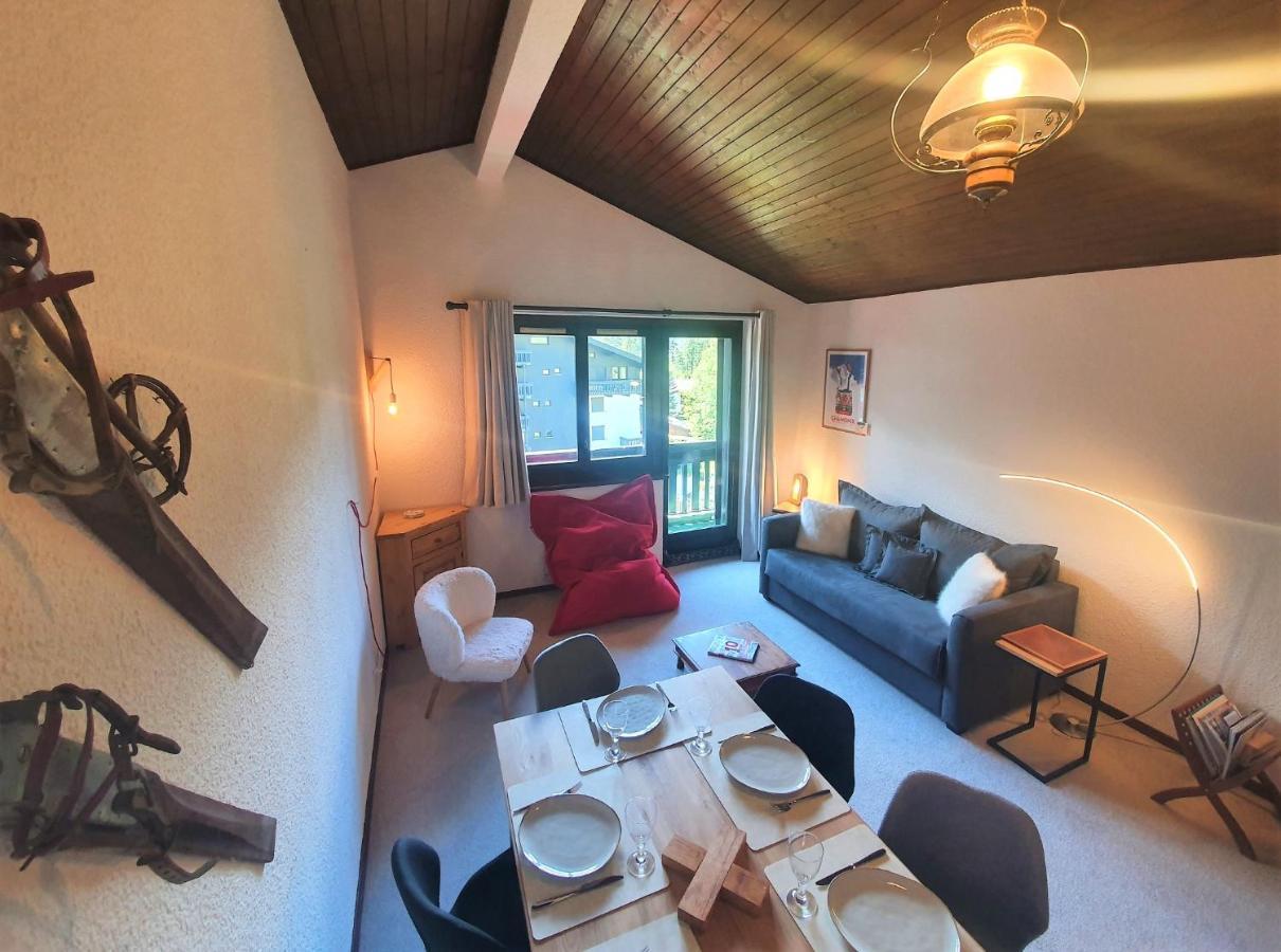 Chamonix Superbe Appartement Vue Mont Blanc ภายนอก รูปภาพ
