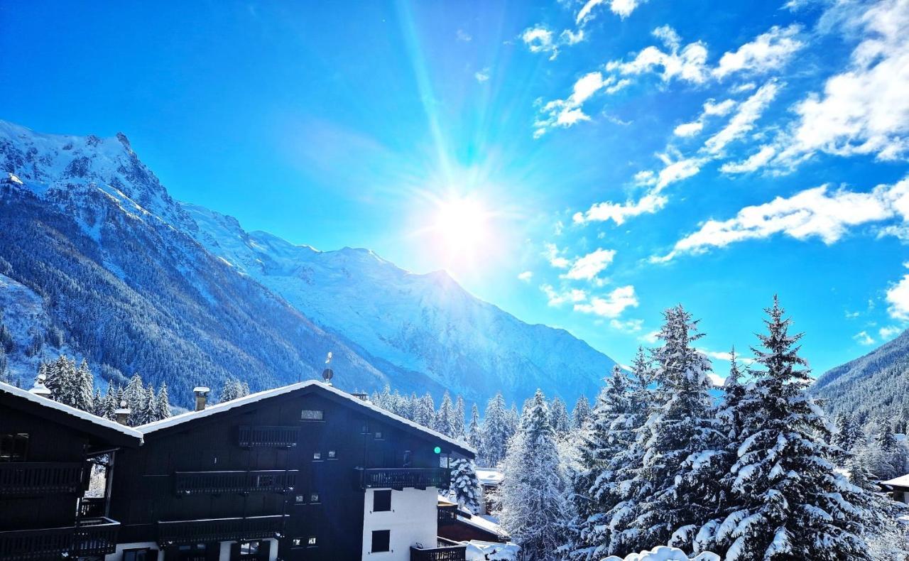 Chamonix Superbe Appartement Vue Mont Blanc ภายนอก รูปภาพ