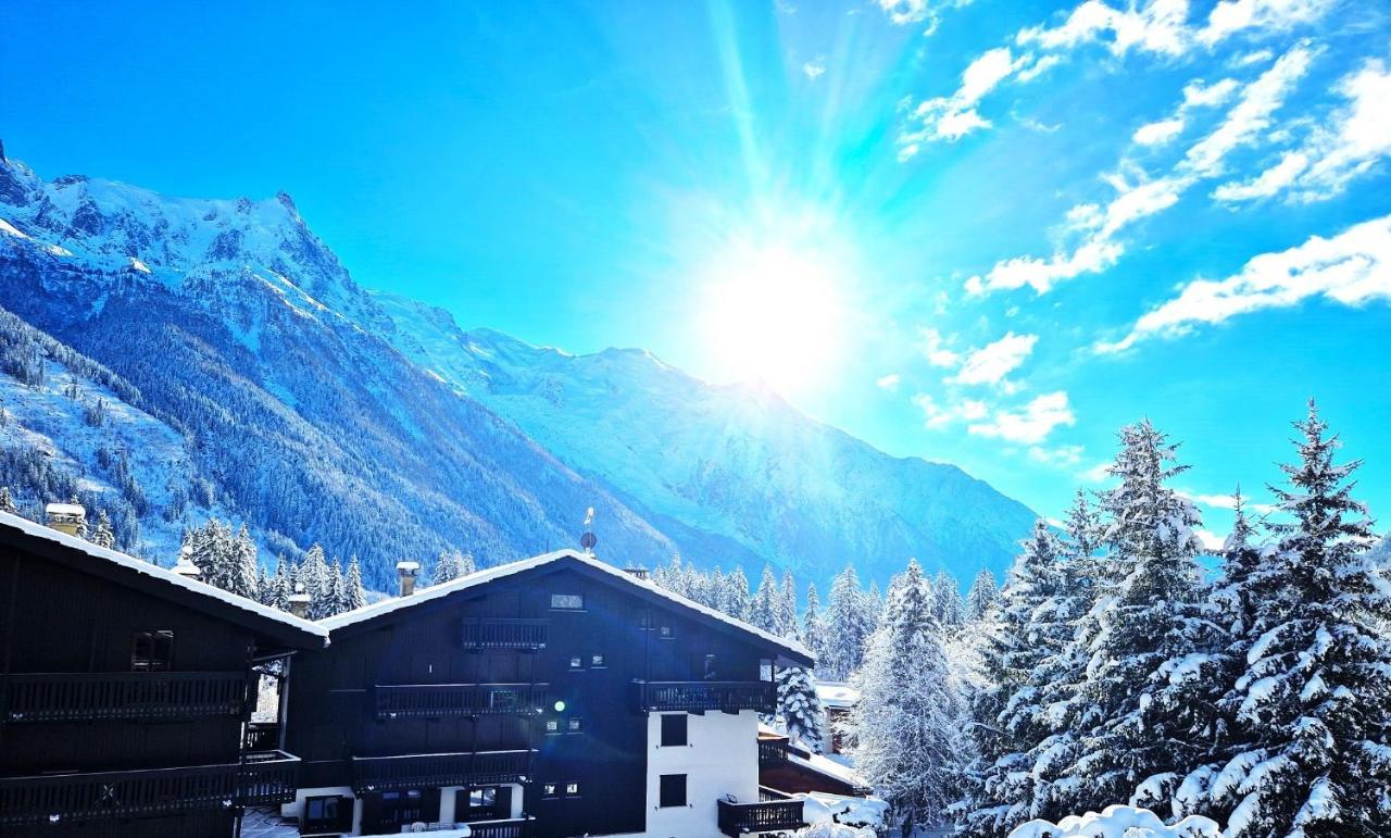 Chamonix Superbe Appartement Vue Mont Blanc ภายนอก รูปภาพ