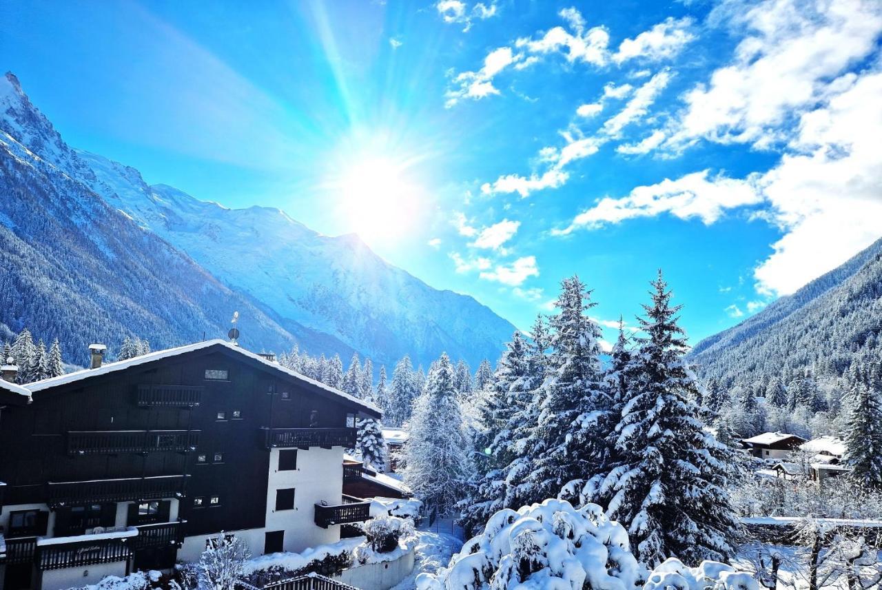 Chamonix Superbe Appartement Vue Mont Blanc ภายนอก รูปภาพ