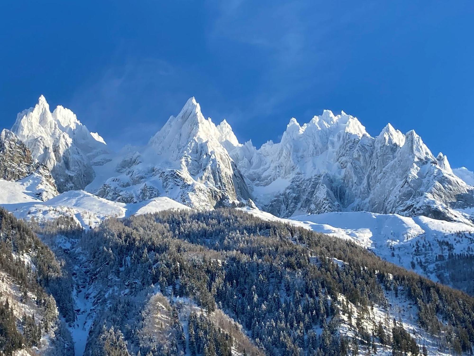 Chamonix Superbe Appartement Vue Mont Blanc ภายนอก รูปภาพ